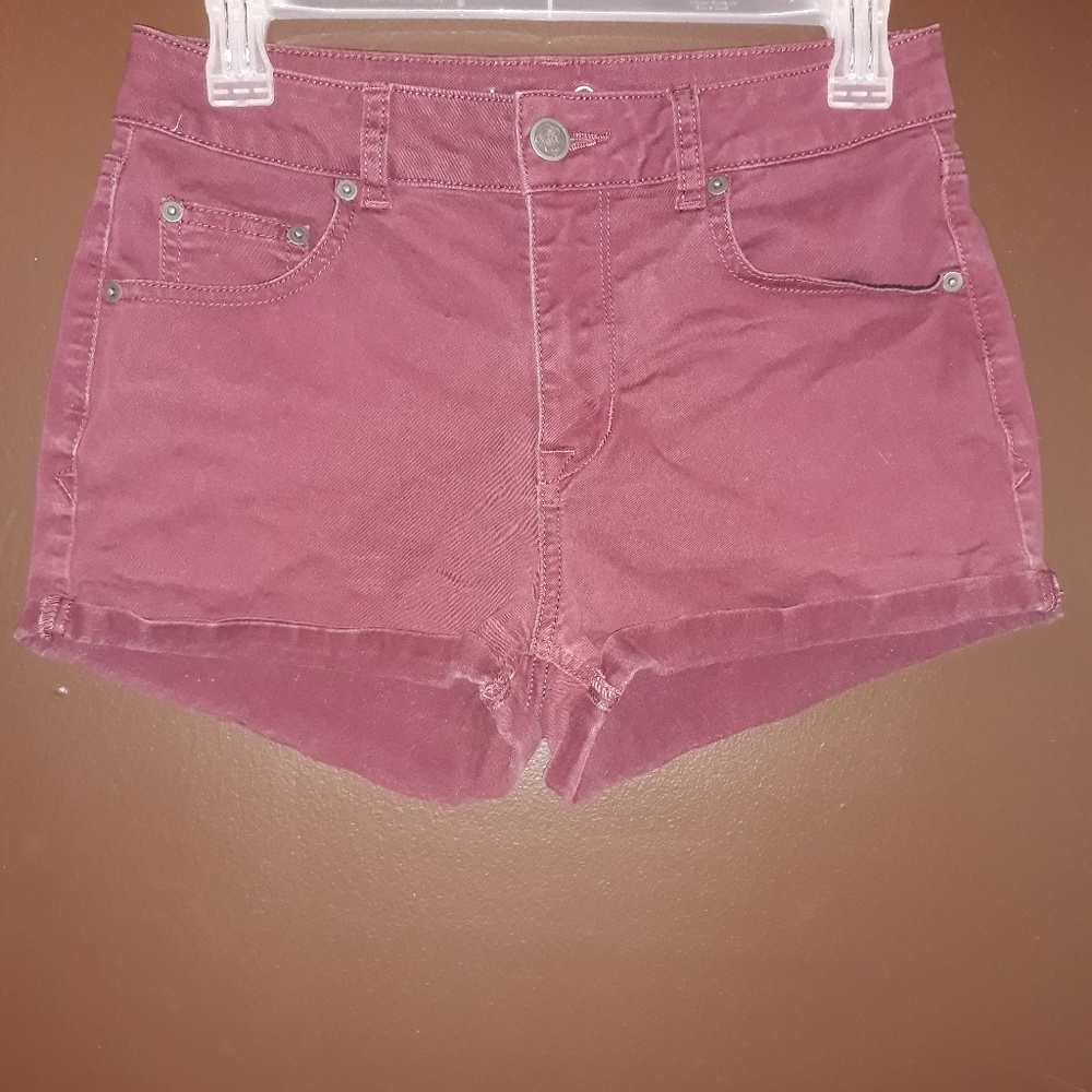 American Rag Maroon midrise shorts